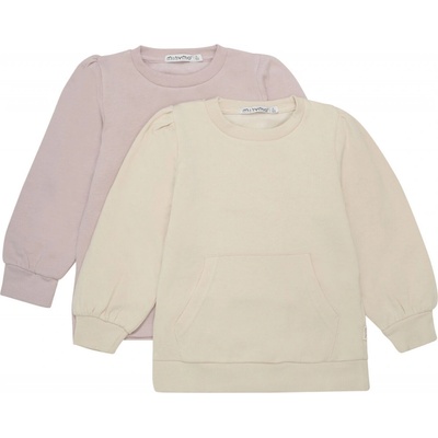 Minymo mikiny 2-pack Violet Ice
