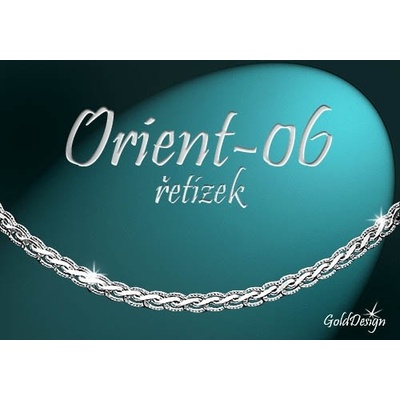 Gold Design Orient 06 řetízek stříbřený GD1015