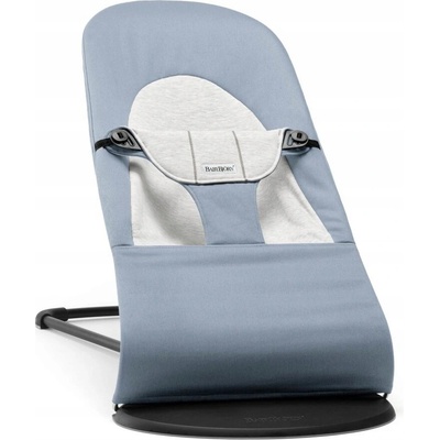 BABYBJORN lehátko WOVEN/JERSEY - Modrá/Šedá