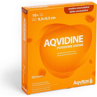 Aqvidine Povidone Iodine 9.5 x 9,5 g 10 ks