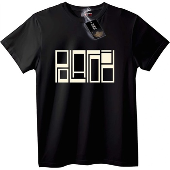 NOONEBRAND Тениска Геометрична 2022 - 2XL, White