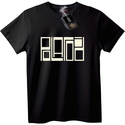 NOONEBRAND Тениска Геометрична 2022 - 2XL, White