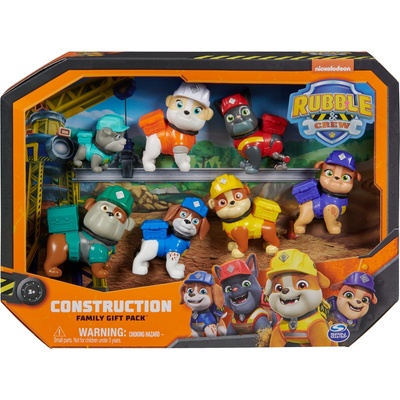 Spin Master Комплект фигури Spin Master Paw Patrol Rubble & Crew - Семейството на Ръбъл (6067084)