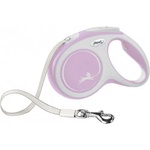 flexi Автоматичен повод Flexi New COMFORT M ЛЕНТА - РОЗОВО, 5 м за кучета до 25 кг NOBBY Germany 04360
