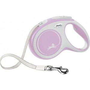 flexi Автоматичен повод Flexi New COMFORT M ЛЕНТА - РОЗОВО, 5 м за кучета до 25 кг NOBBY Germany 04360