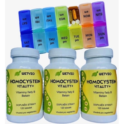 HCY Vitality Homocystein s Betainem 5 x 120 tablet