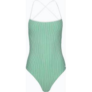 Tommy Hilfiger Дамски бански костюм Tommy Hilfiger Straight One Piece seersucker лъчисто зелено/бяло
