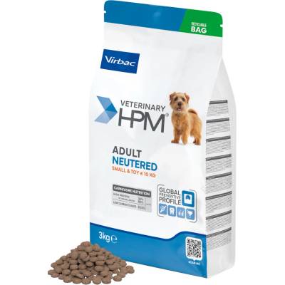 Virbac Veterinary HPM Adult Dog Neutered Small & Toy 2 x 7 kg