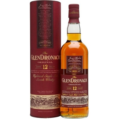 GlenDronach Single Malt 12y 43% 0,7 l (kartón)
