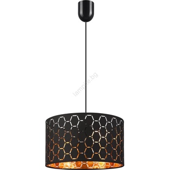 LAMKUR Пендант на кабел ULLE 1xE27/15W/230V черен (LA55855)