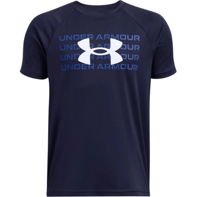 Under Armour Тениска Under Armour UA B TECH WM LOGO SS-BLU Син Velikost YXS