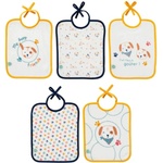 Babycalin Комплект лигавници Babycalin - Toutou, 5 броя, 20 х 25 cm (BBC201444) - ozone