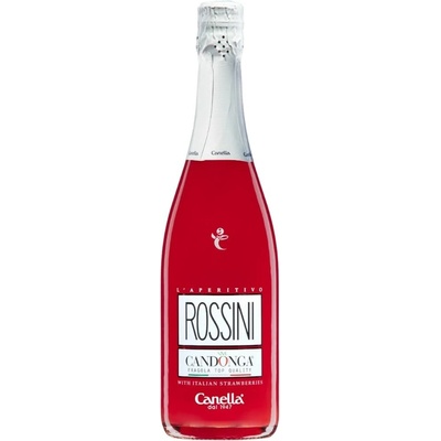 Canella Rossini Candonga cocktail jahoda 5 % 0,75 l (čistá fľaša)