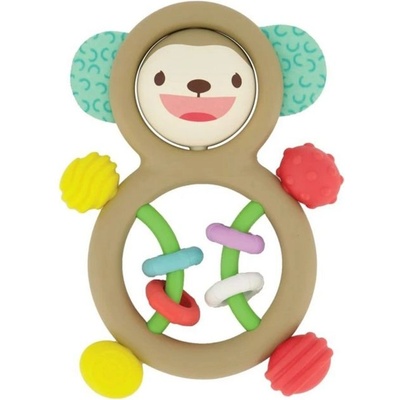 Infantino Сензорна бебешка дрънкалка Infantino - Маймунка (IN316705)