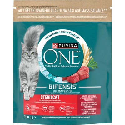 Purina ONE Sterilcat s hovädzím a pšenicou 750 g