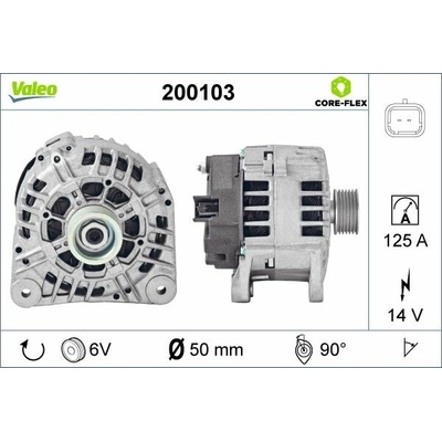 Alternátor VALEO 200103