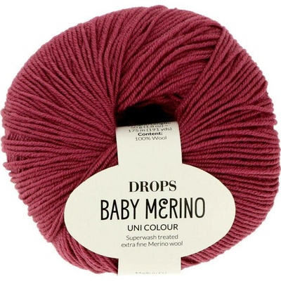 Drops Baby Merino UNI 41 tmavě růžová