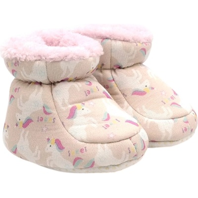 Funny Baby Бебешки буйки Funny Baby - Unicorn, размер 17, 4-8 м, праскова (7366-41)