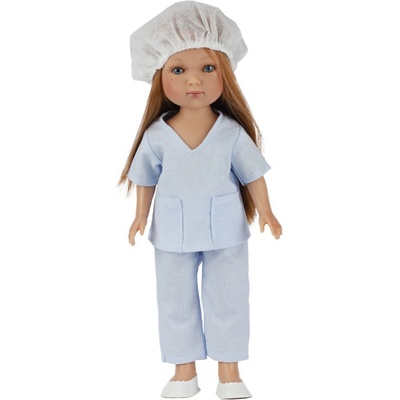 Vestida de Azul Carlota jako zdravotní sestřička Carlota 28 cm