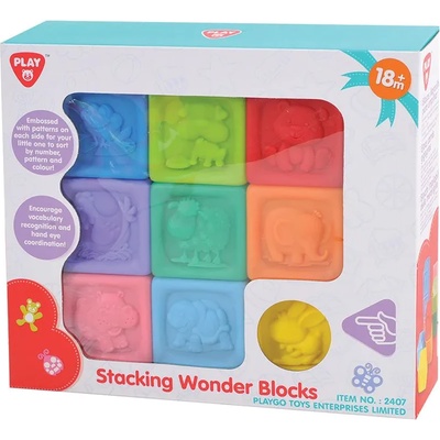 Playgo Комплект кубчета - пирамида 2407 playgo