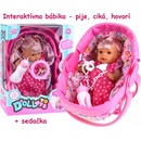 Joko Interaktívna bábika pije ciká hovorí smeje sa plače + sedačka