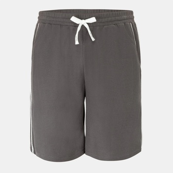 Fabric Мъжки къси панталони Fabric Waffle Shorts Mens - Dark Grey