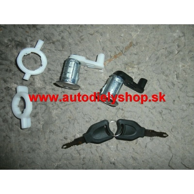 Renault Megane 95-3/99 2x zámok dverí + 2 x klúč