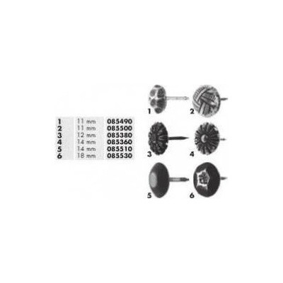 Inahsi Upholstery pins with decorative bar 11mm 085490