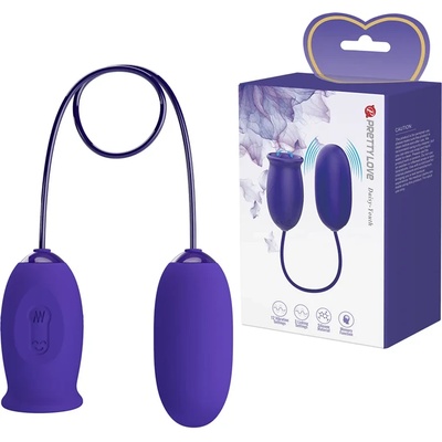 Вибро яйце и облизващ клитор стимулатор - Pretty Love Daisy Youth (DEBRA01624)