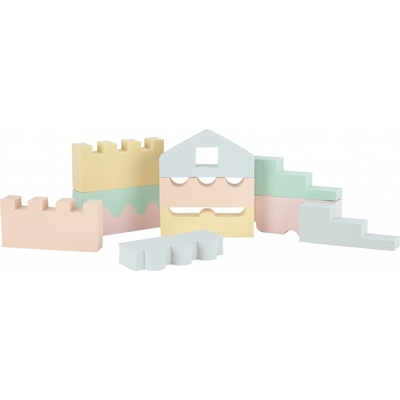 Playtive Pěnové stavebnicové puzzle, 11ks (pastelová)