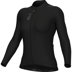 Alé Дамска фланелка с дълъг ръкав за колоездене Alé Women's Pragma Color Block L/S Jersey Cycling jersey - Black - размер XL (156-2371-0116)