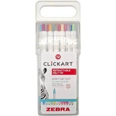 Zebra Clickkart12 barev 2718