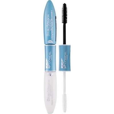 L'Oréal Paris Double Extension Mascara Waterproof voděodolná řasenka pro prodloužení řas a objem Black 12 ml