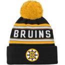 Outerstuff Dětská zimní čepice Boston Bruins NHL Jacquard Cuffed Knit With Pom