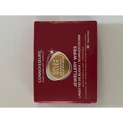 Connoisseurs Нарушена опаковка: Кърпички за бижута Connoisseurs, 25 броя