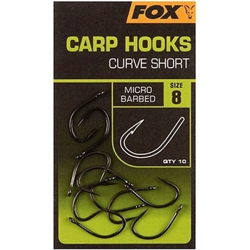 Fox Carp Hooks Curve Shank Short vel.2 10 ks