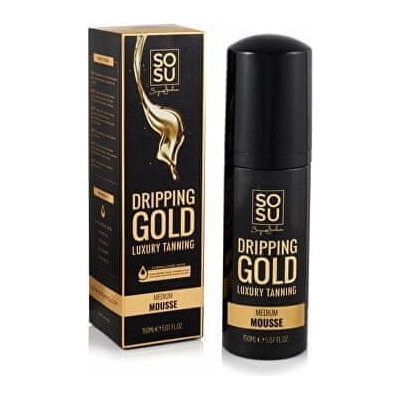 Ssosu by Suzanne Jackson samoopalovací pěna Medium Dripping Gold Luxury (Mousse) 150 ml – Zbozi.Blesk.cz