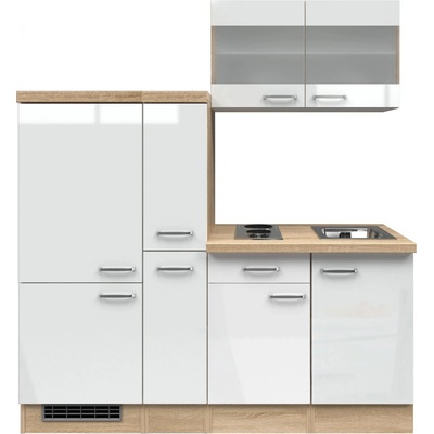 Flex Well Kuchyňa Valero 190 cm/typ 1 chladnička/varná doska