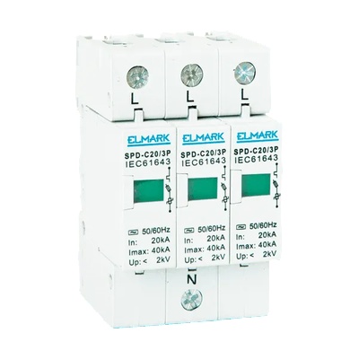 ELMARK КАТОДЕН ОТВОДИТЕЛ spd-b40/3p 40ka (64304)