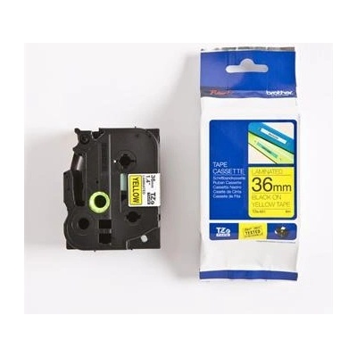 páska BROTHER TZ661 čierne písmo, žltá páska Tape (36mm) (TZE661)