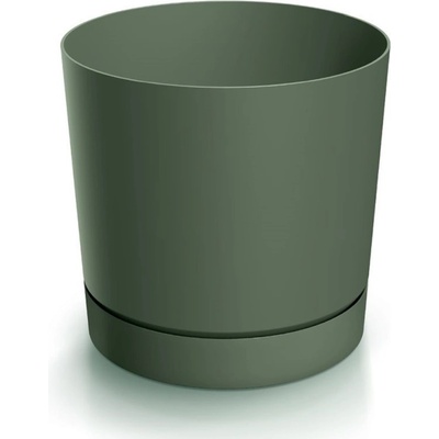 Prosperplast Kvetináč TUBO P s miskou 19,9 cm zelený