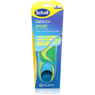 Scholl GelActiv Sport гел-стелки за спортисти размер EU 35.5 - 40.5 1 чифт
