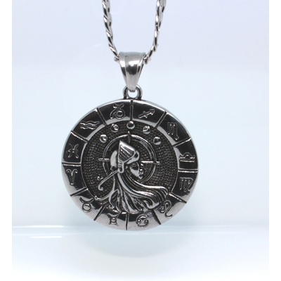 Steel Edge Přívěsek se znamením zvěrokruhu WJHP4278 Panna