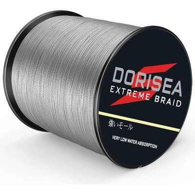 Dorisea Extreme Braid, 8 pramenů, 100% PE, 1000 m, testováno 2,7-227 kg,