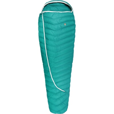 Grüezi bag Пухен спален чувал Grüezi bag Downwool Extreme Light 2.0 Down sleeping bag - Viridian Green - размер bis 175 cm Körpergröße (513-1978-0211)