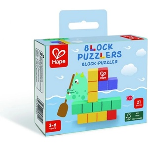 Hape Образователен дървен пъзел Hape - 21 части (H6607) - baby