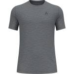 Odlo Мъжко мериносово термобельо Odlo Merino 160 Baselayer Crew Neck S/S Merino base layer - Odlo Steel Grey Melange - размер XXL (015-1877-0415)