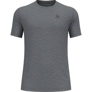 Odlo Мъжко мериносово термобельо Odlo Merino 160 Baselayer Crew Neck S/S Merino base layer - Odlo Steel Grey Melange - размер XXL (015-1877-0415)