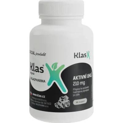 Klas Aktivní uhlí 210 mg 90 tablet