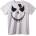 NOONEBRAND Тениска Загадъчен Череп - XS, White